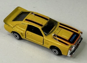Vintage 1981 ZEE Zylmex Yellow Ford Mustang Cobra Street Racer w/ Opening Doors - Picture 1 of 6