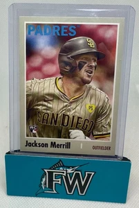 2024 Topps Archives Jackson Merrill #156 1970 Design RC Padres - Bild 1 von 2