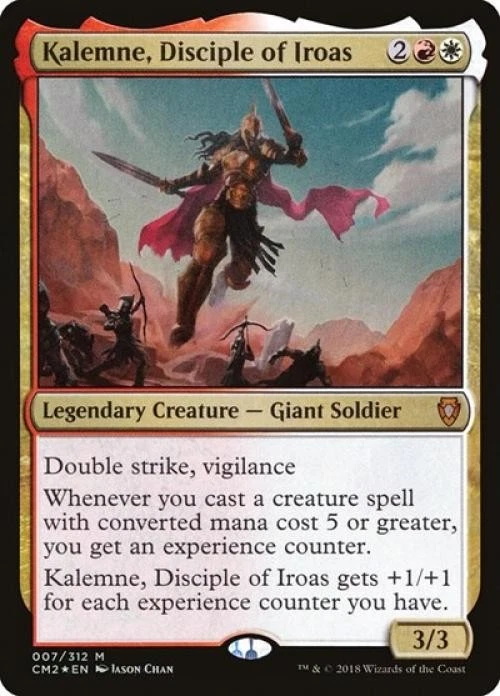 Kalemne, Disciple of Iroas -Foil Heavy Play MTG Commander Anthology Volume II - Image 1 of 1