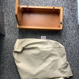 VTG SINGER 99k  3/4 SIZE SEWING MACHINE WOOD BASE with extension table .list 350 - Picture 1 of 13