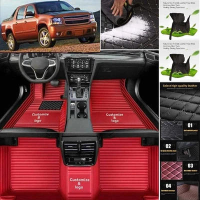 For Chevrolet Avalanche Car Floor Mats Luxury Waterproof Pads Liner Auto Rug Foto 1 de 4