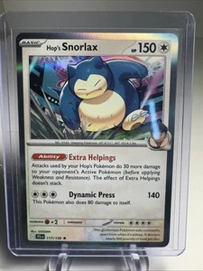 Hop's Snorlax 117/159 Sv09: Journey Together Holo - Imagen 1 de 4
