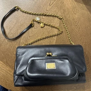 Dolce & Gabbana Schultertasche Handtasche Leopard Schwarz Original - Bild 1 von 24