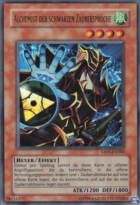 YuGiOh Alchemist der schwarzen Zaubersprüche (V.1) ABPF-DE082 Ultra Rare GD 1st - Bild 1 von 2