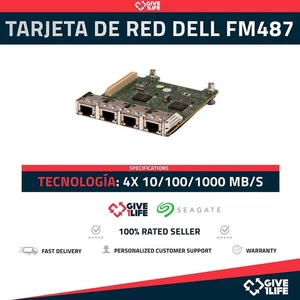 DELL 4x1GB TARJETA DE RED FM487 10/100/1000MB/s RJ45 - SERVIDOR - Foto 1 di 6