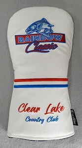 Iconic Golf Driver Headcover Head Cover 7 x 13 Rainbow Trout Fish Embroidered - Picture 1 of 24