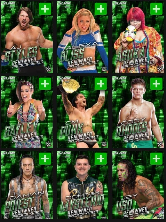 [DIGITAL] Topps Slam - Renowned Rookies 25 S1 - Green Base - Pick - Image 1 of 1