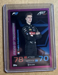 2023 Topps Turbo Attax Stars of Tommorow Theo Pourchaire Pink #312 - Imagen 1 de 1