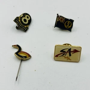 Antique Vintage SA Logo Stick Pin Advertiser Swan Australia Flag Bundle - Picture 1 of 5