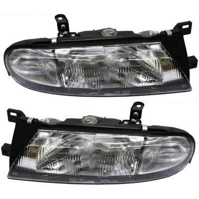 Juego de faros para 93 94 95 96 97 Nissan Altima izquierda y derecha con bombilla 2 piezas Foto 1 de 4