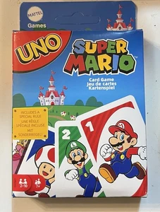 Nintendo Mattel SUPER MARIO UNO Card Game for Family, Kids – 2016, MIB - Picture 1 of 2