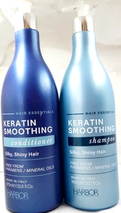 Champú suavizante de queratina 33,1 oz y acondicionador 32,8 oz cabello sedoso y brillante NUEVO - Imagen 1 de 2