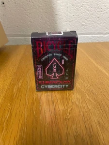 Bicycle Cyberpunk Cybercity Playing Cards by US Playing Card Co - Picture 1 of 3