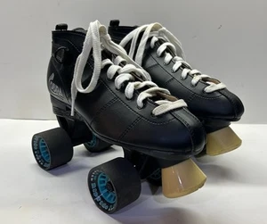 Patines Cobra Roller Derby negros tamaño US:9 con ruedas de velocidad. Excelente estado. - Imagen 1 de 9