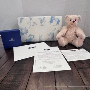 Orsacchiotto Steiff Twinkle Natale Cristallo Swarovski Scatola Originale COA 769/1500 - Foto 1 di 15