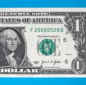 2005 May 29 (F 20020529 D) BIRTHDAY Note $1 One Dollar Bill - Picture 1 of 4