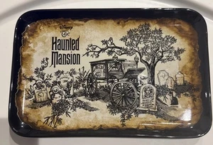 Walt Disney The Haunted Mansion Ceramic Tray Dish Graveyard Scene - Picture 1 of 6