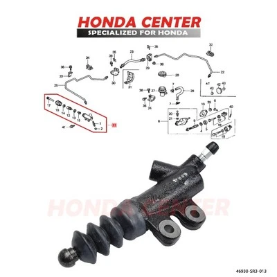 Fits For Honda Civic 1992-1995 Clutch Slave Cylinder Assembly 190K00-HS196 - Image 1 of 4