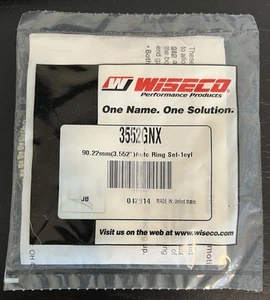 Juego de anillos de pistón único Wiseco 3552GNX 90,22 mm / 3,552" de diámetro - Imagen 1 de 1