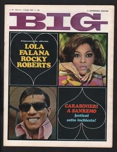 BIG 23/1967 ROCKY ROBERTS LOLA FALANA RAFFAELLA CARRA' + POSTER TEEN AGER BRAZIL - Imagen 1 de 11
