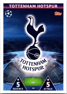 2018-19 Topps Match UEFA Champions League Tottenham Hotspur #181 - Picture 1 of 2