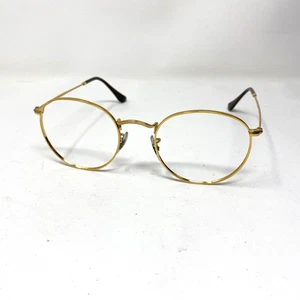 . Ray-Ban ROUND RB3447 50-21-145 GOLD ITALY SONNENBRILLE GESTELL GC77 - Bild 1 von 10