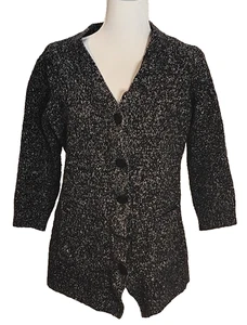 Chicos Damen Strickjacke Pullover Größe 3 XL schwarz Knopfleiste - Bild 1 von 7