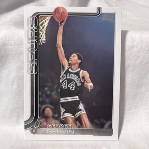 2025-26 Topps NBA Basketball George Gervin Iceman San Antonio Spurs Basketball - Picture 1 of 2