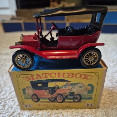 Vintage Lesney - 1911 Model T Ford Matchbox "Models of YesterYear" Y-1  - Bild 1 von 4
