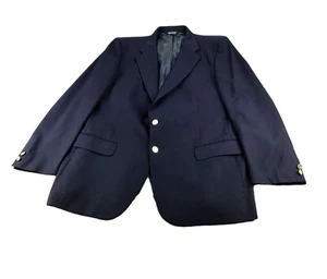 Burberrys' Vintage Blazer Herren Gr. 44R dunkelblau Wolle Sport Mantel Goldknöpfe - Bild 1 von 22