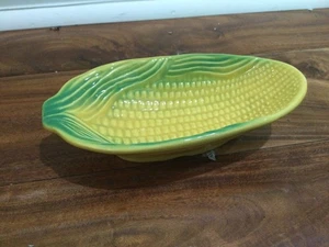 Kunstkeramik Keramik Maiskolben Servierstück individuell Made in Brazil 6' - Bild 1 von 5