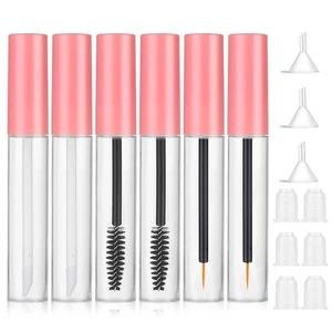 6er Pack 10ml leere Mascara Tube und Wimpernstab Rizinusöl Spender Behälter - Bild 1 von 3