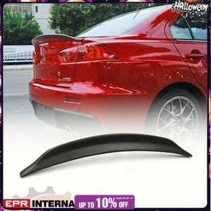 Carbon Fiber For MITSUBISHI EVO 10 OE style Duckbill Rear Trunk Spoiler Wing kit - Imagen 1 de 3
