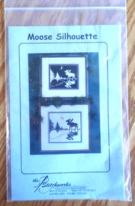 NEW  The Stitchworks  Cross Stitch Pattern Chart  "Moose Silhouette" - Picture 1 of 3