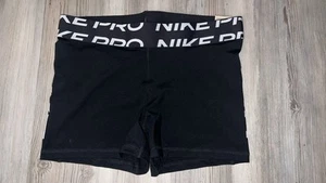 Nike Pro Shorts Damen schwarz enge Passform Fitnessstudio Training 3” Schrittlänge DR7787 Large L - Bild 1 von 5