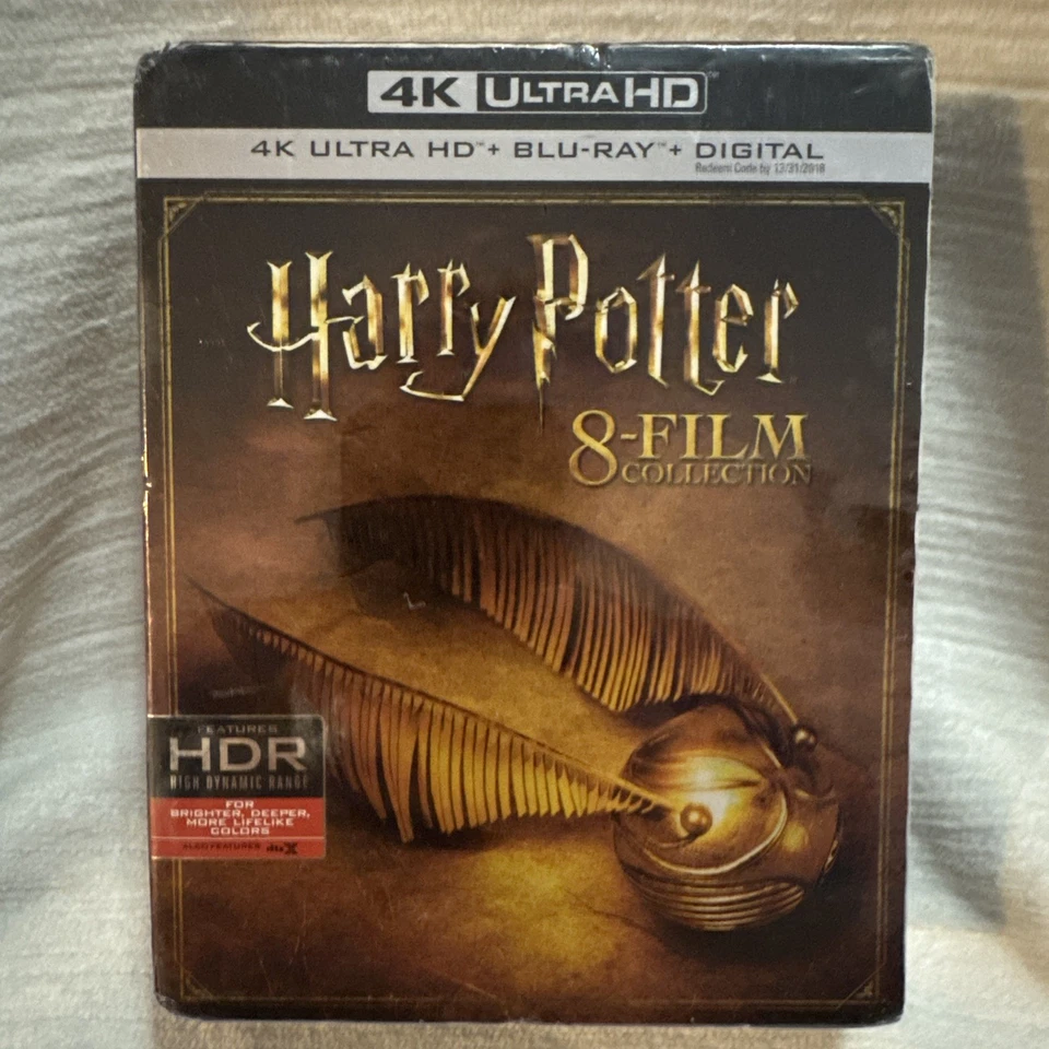 Harry Potter: 8-Film Collection 4k Ultra HD + Blu-ray Sets New Sealed - Image 1 of 4