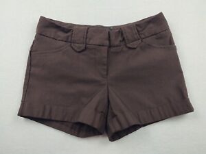 Grass Collection Juniors' Size 1 w26 Brown Chino Shorts