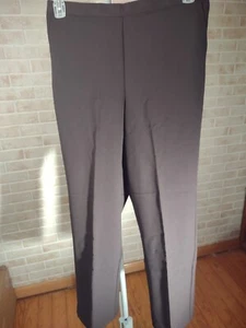 NWT Women's Alfred Dunner Brown Pants Size 12P "Monaco" - Picture 1 of 7