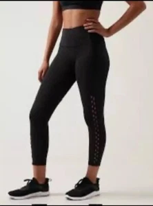 Athleta Leggings Damen Größe schwarz groß ultimative Vorratstaschen 7/8 eng toll - Bild 1 von 7