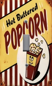 Cubiertas de salida de placa de pared con interruptor de luz de palomitas de maíz caliente para sala de cine - Imagen 1 de 27