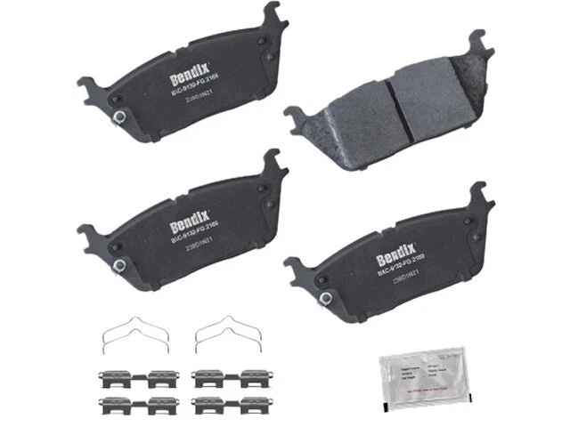 Комплект задних тормозных колодок Bendix 41663THGJ для Jeep Wagoneer 2022-2023 годов выпуска - Изображение 1 из 2