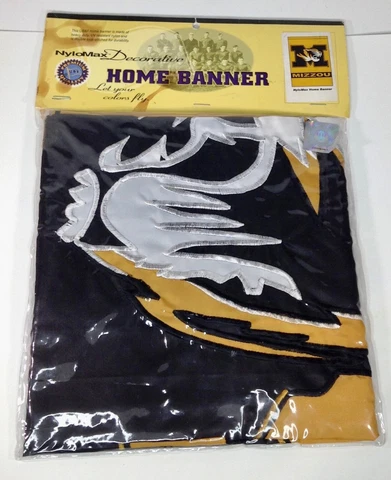 University BLA Banner Mizzou Tigers 40" x 28" NEW Sealed Cover