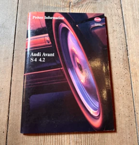 1992 - Audi Avant S4 4.2 - press kit / press kit - Picture 1 of 11