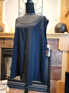 Fabletics Women's Size 2 XLarge Black Palisades Tee Shirt Top Sleeveless - Picture 1 of 10
