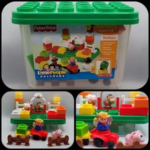 Little People Builders Playset Build ‘n Fun Farm - Mostly Complete* Set F-P 2007 - Picture 1 of 12
