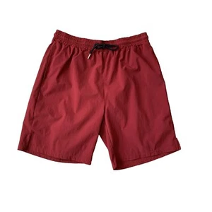 Coofandy burgunderrot Herrenshorts Größe Large Fitnessstudio Wandern Schwimmen Kordelzug Nylon - Bild 1 von 8