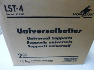 Monacor LST-4 Universalhalter ArtNr. 12.6380 Inhalt 2 Stück FW02 - Picture 1 of 3