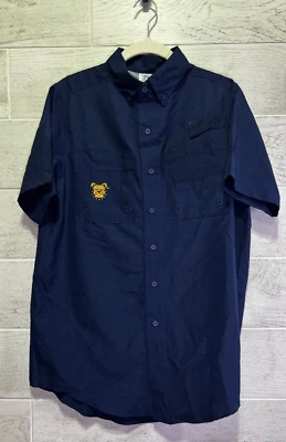 Proedge Mens Size Small NC A&T AggiesBulldogsEmbroideredButtonUpShirtUPF50+NWT - Image 1 of 4