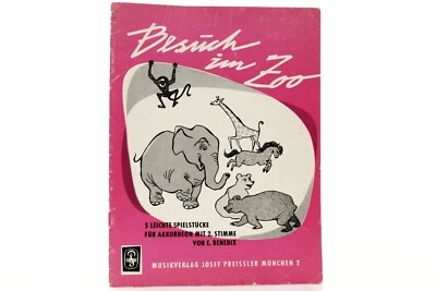 Besuch im Zoo 5 Leichte Spielstucke fur Akkordeon - Image 1 of 2