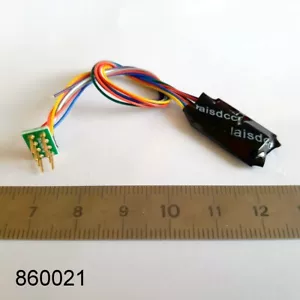 8 pole decoder NEM 652 DCC motor + 4 function digital decoder LaisDcc 860021 - Picture 1 of 3